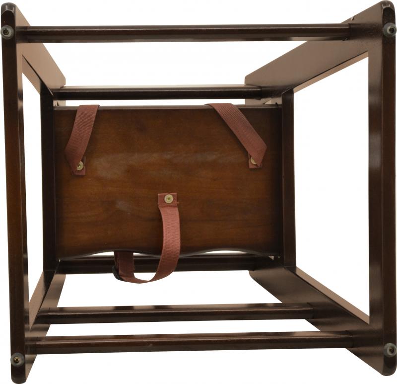 Commercial Walnut Wooden High Chair